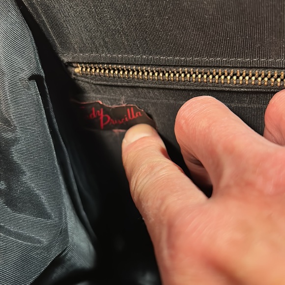 Lady Priscilla vintage clasp leather handbag - Picture 5 of 7